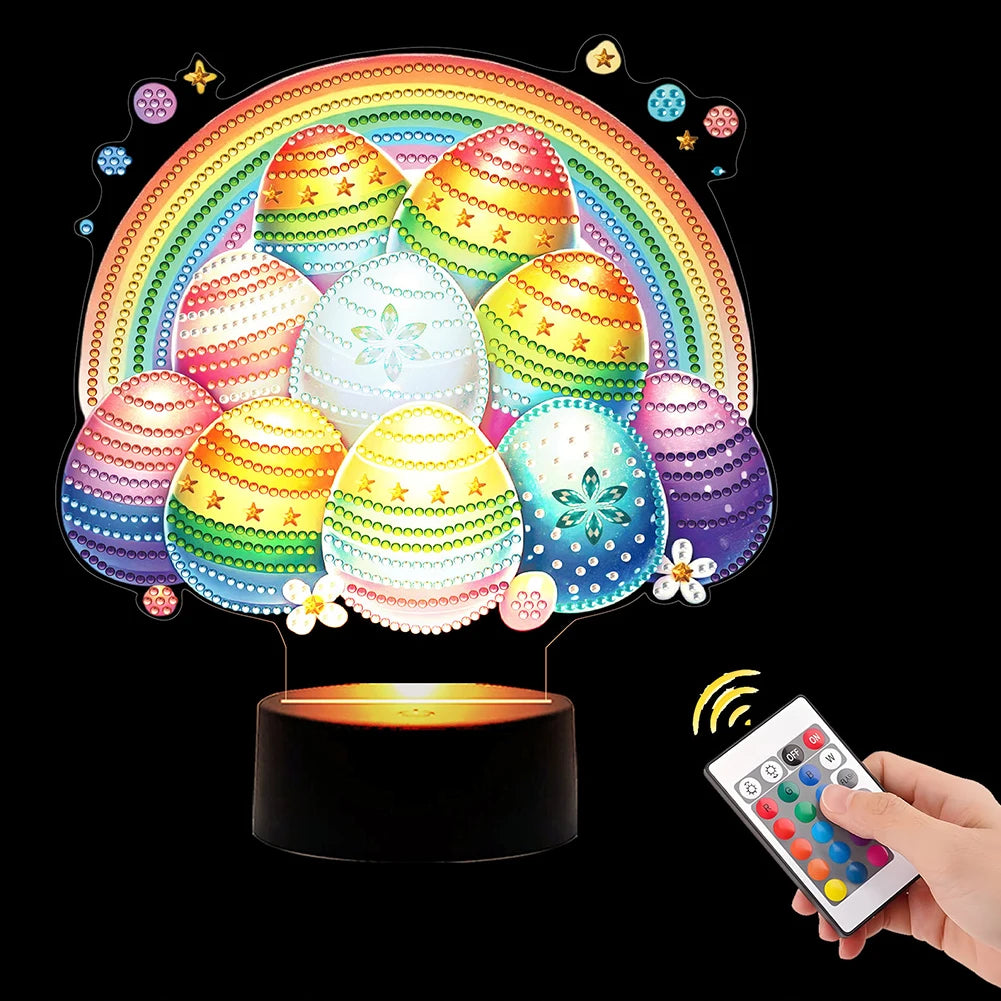 DIY Double Sided 5D Diamond Art Light