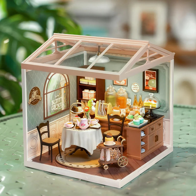 Plastic Dollhouse Building Blocks for Kids