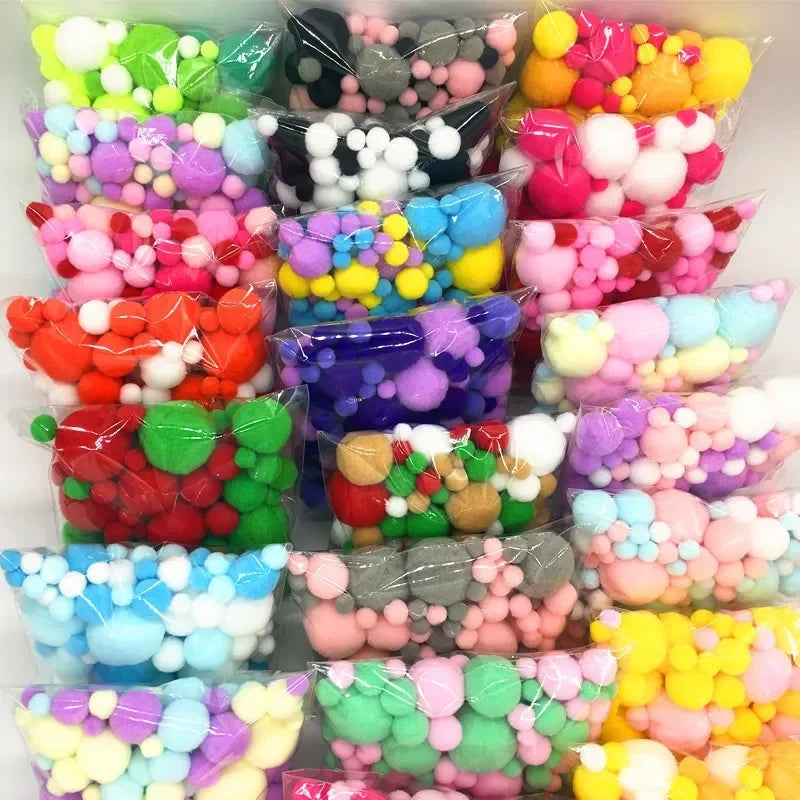 8mm-30mm 20g DIY Craft Pom Poms