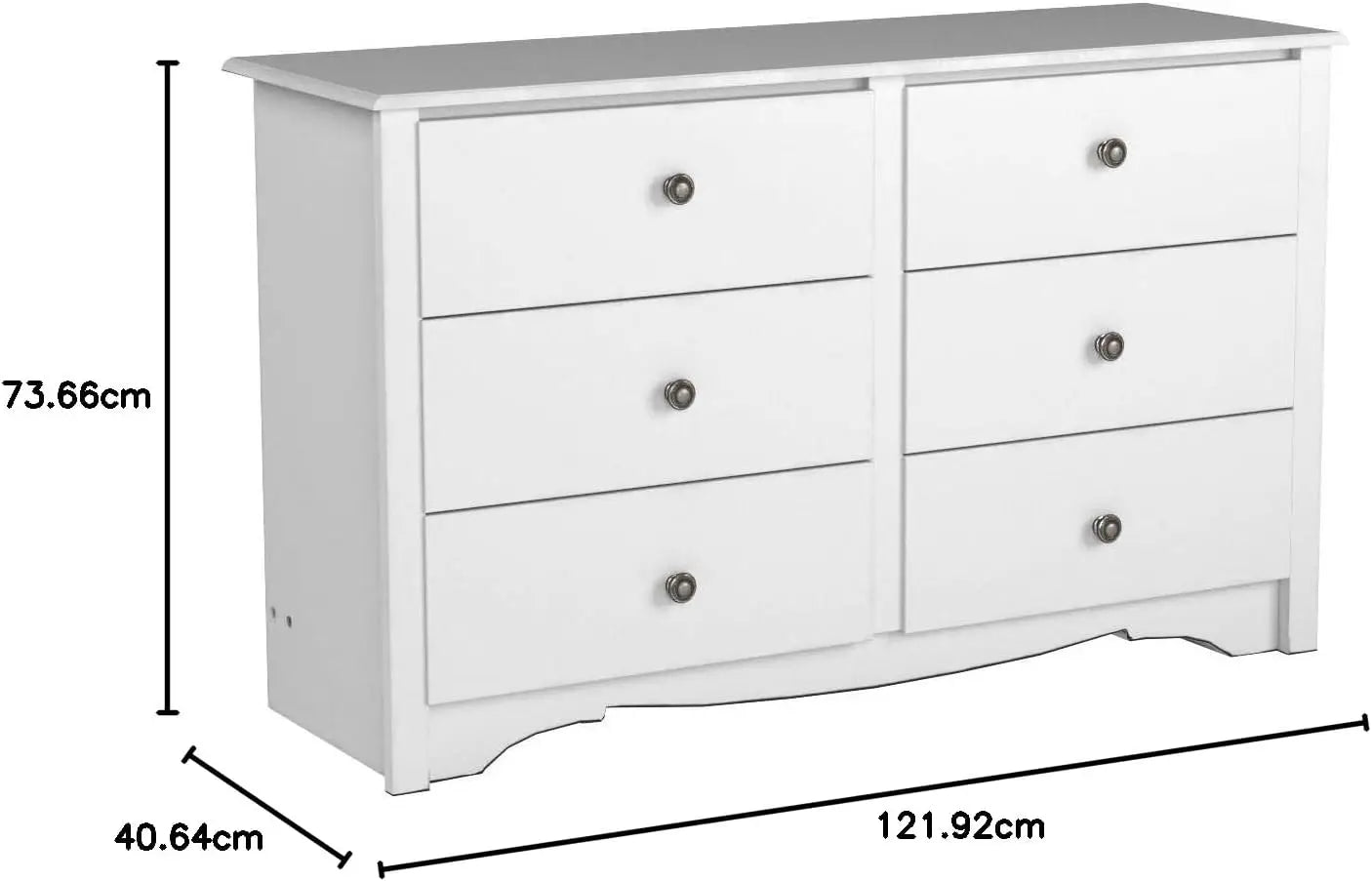 6 Drawer Dresser For Storage