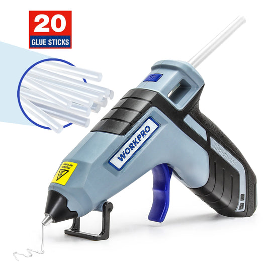 30W Hot Melt Glue Gun w/ 20pcs Glue Sticks