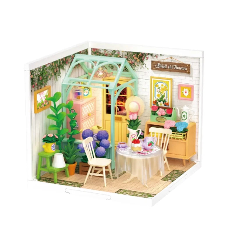 DIY Miniature Dollhouse Kit with Accessories