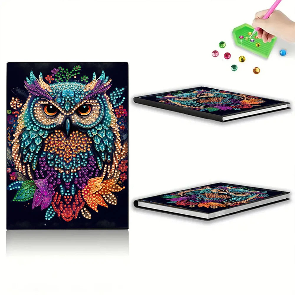 5D DIY Diamond Art Painting Notebook Kit