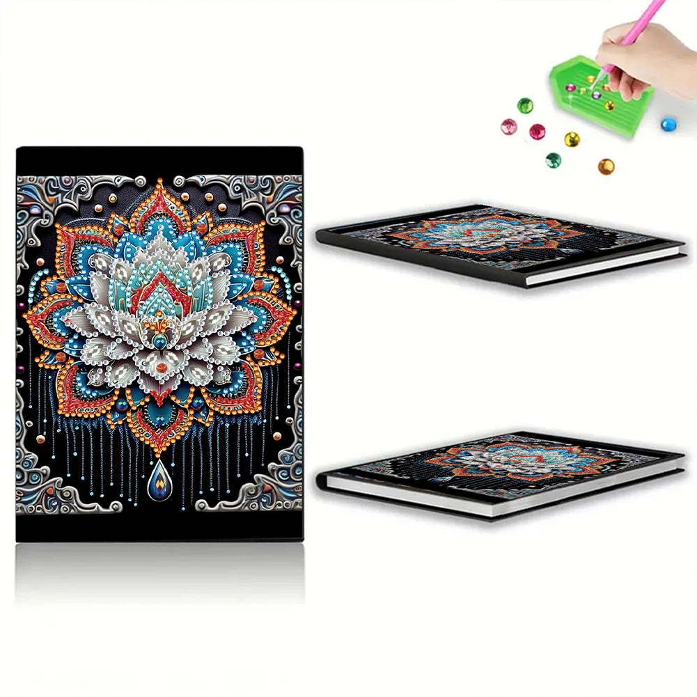 5D DIY Diamond Art Painting Notebook Kit