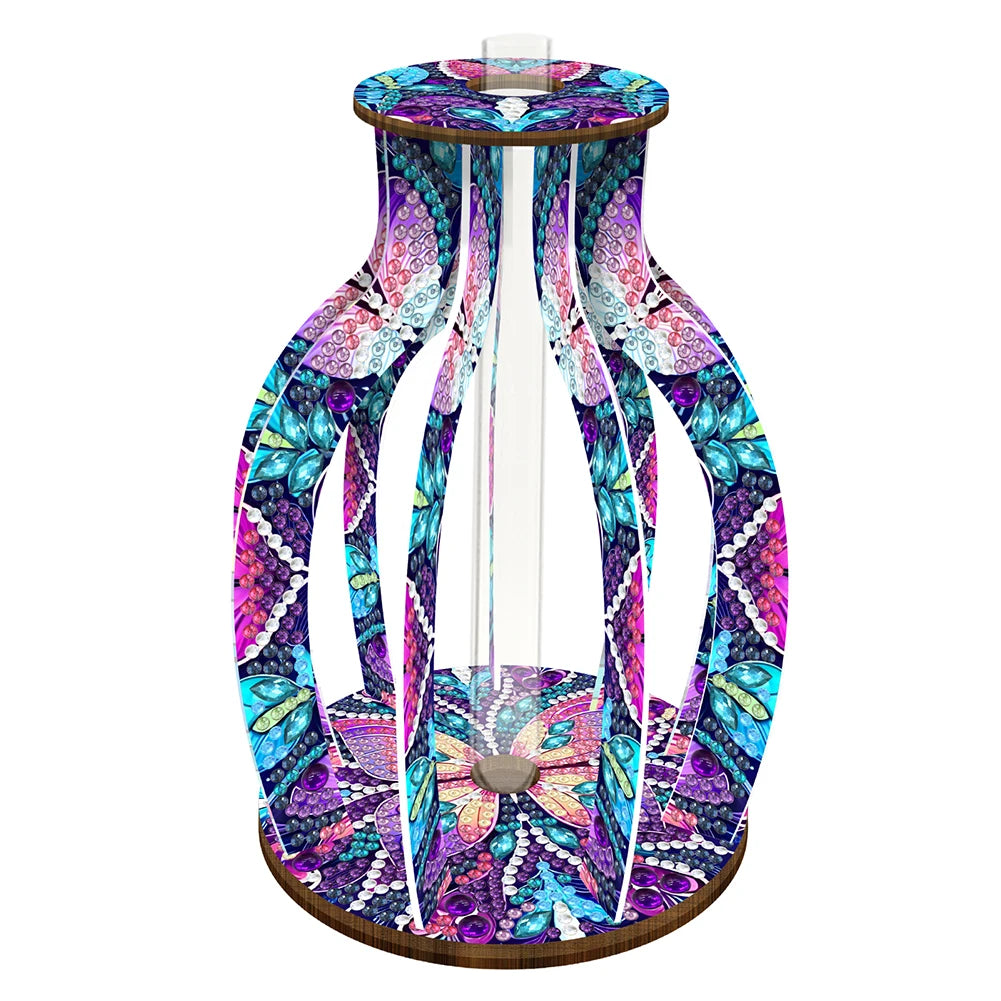 DIY 5D Diamond Art Wood Vase Kit