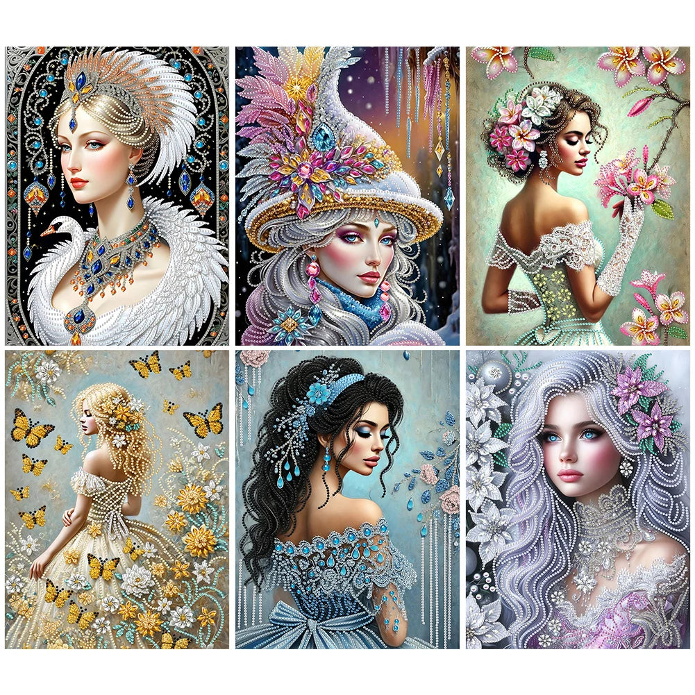 5D DIY Partial Special Shaped Drill Diamond Painting Kit