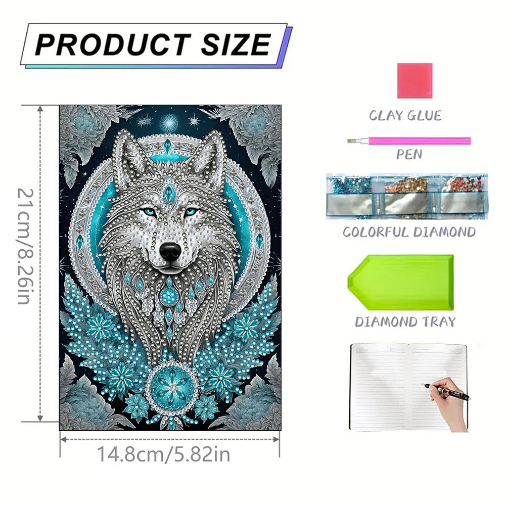 5D DIY Diamond Art Painting Notebook Kit