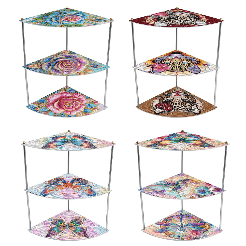 3 Tier Special Shaped Rack Acrylic DIY 5D Diamond Art Kit