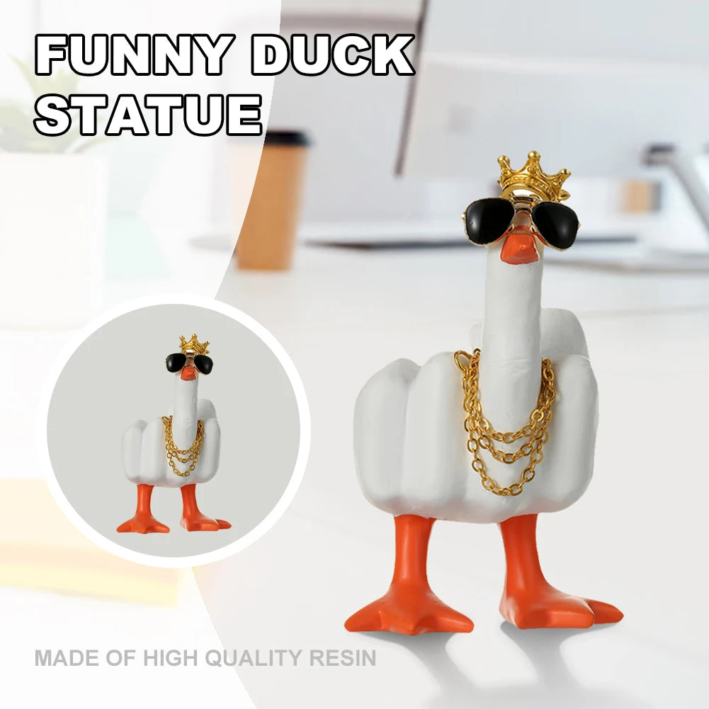 Duck Statue Micro Landscape Figurines