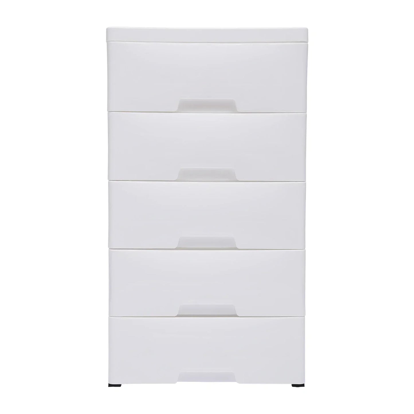 4 Drawer White Plastic Storage Cabinet